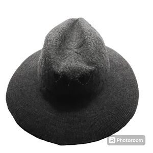 Gray Wool Blend Hat